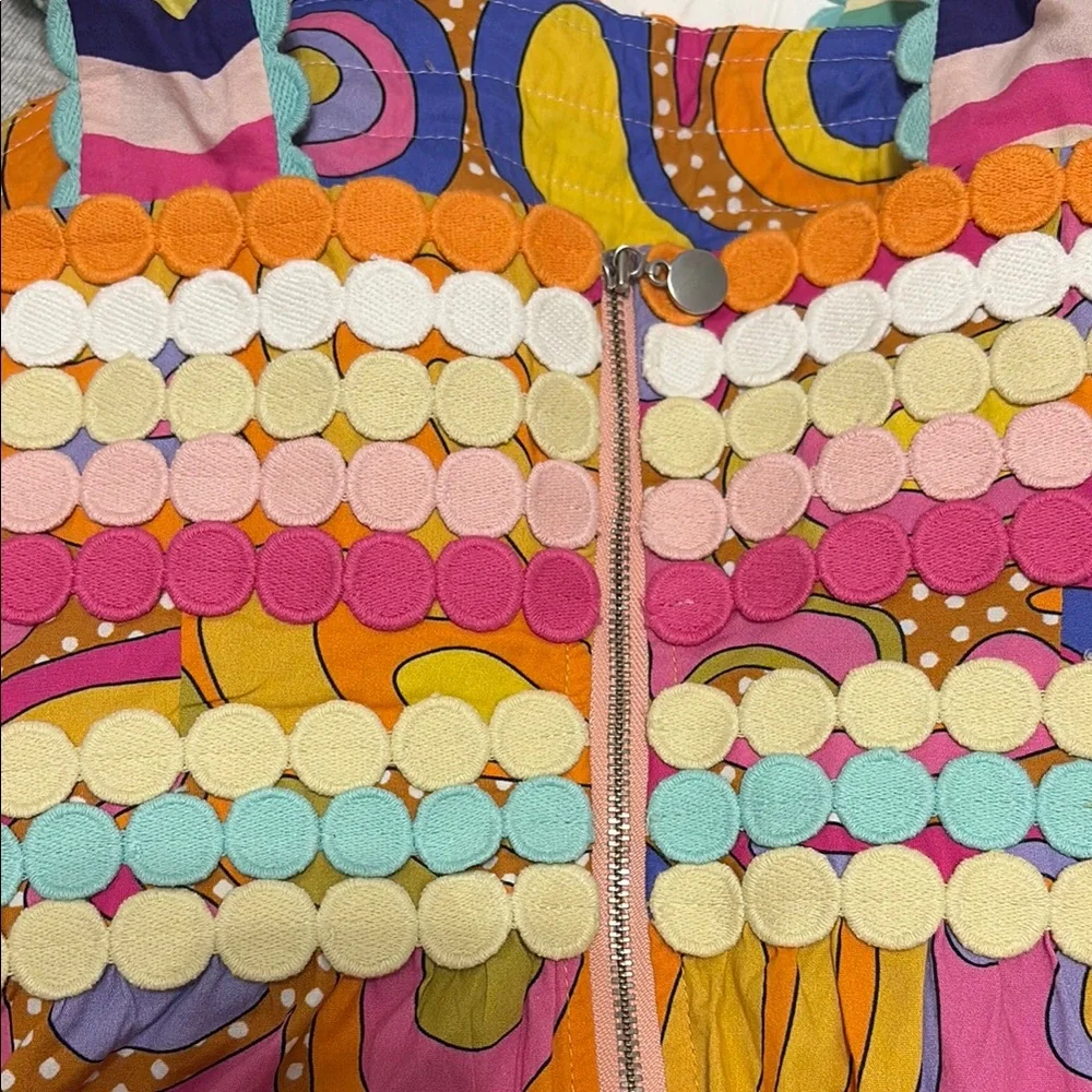 CeliaB Magnolia Tiered Floral Multicolor midi dress size small - Picture 6 of 6